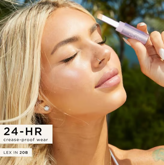 🔥Special offer& Free Makeup Brushes⏰ 💥tate Big Stick Energy duo – shape tape concealer stick & brush🔥