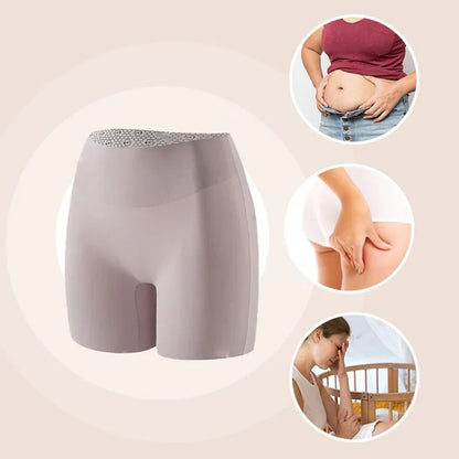 🔥Buy one get one free🔥Women High-waist Ice Silk Underwear with Tummy-control Hip-lifting