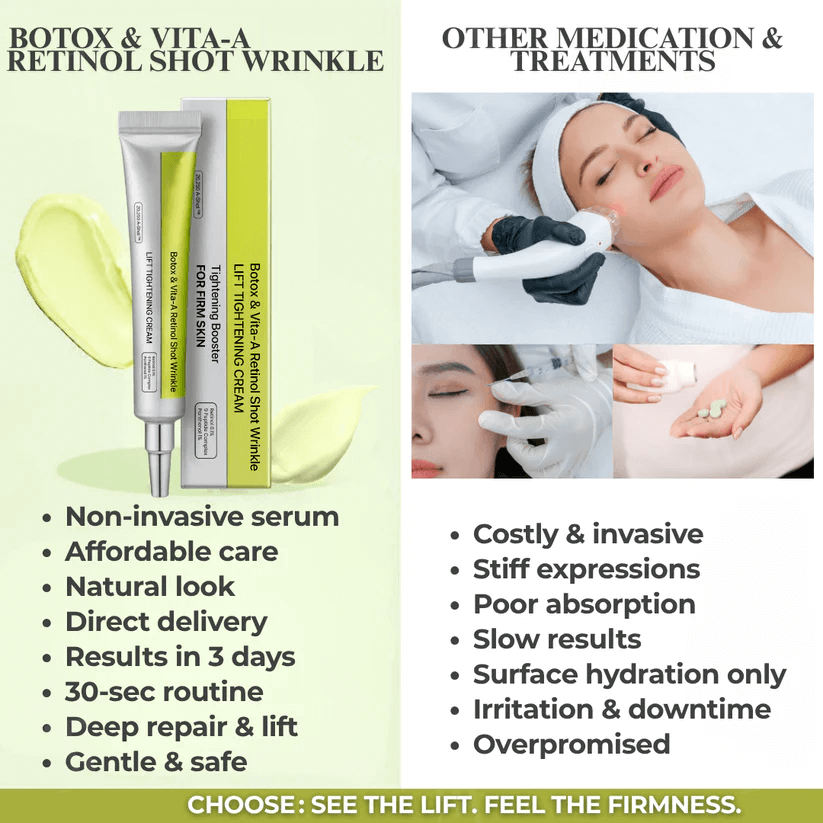⏰ FLASH SALE: 72-Hour Wrinkle Eraser | Botox & Vita-A Retinol Shot Wrinkle - Lift Tightening Cream