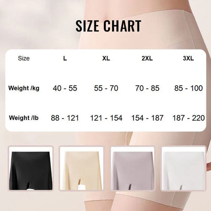 🔥Buy one get one free🔥Women High-waist Ice Silk Underwear with Tummy-control Hip-lifting