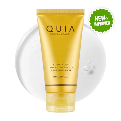 Wake Up To Clearer Skin With KOJIC ACID TURMERIC WRAPPING MASK