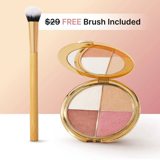 ✨ Last Day Buy 1 Get 1 Free ✨Glow Wardrobe Highlighting Eye & Cheek Palette