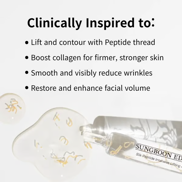 🔥 HOT SALE! ✨ Silk Lifting Peptide Ampoule – Korean Anti-Aging Serum for Instant Wrinkle Reduction & Plumping Results! 💧