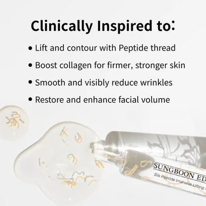 🔥 HOT SALE! ✨ Silk Lifting Peptide Ampoule – Korean Anti-Aging Serum for Instant Wrinkle Reduction & Plumping Results! 💧