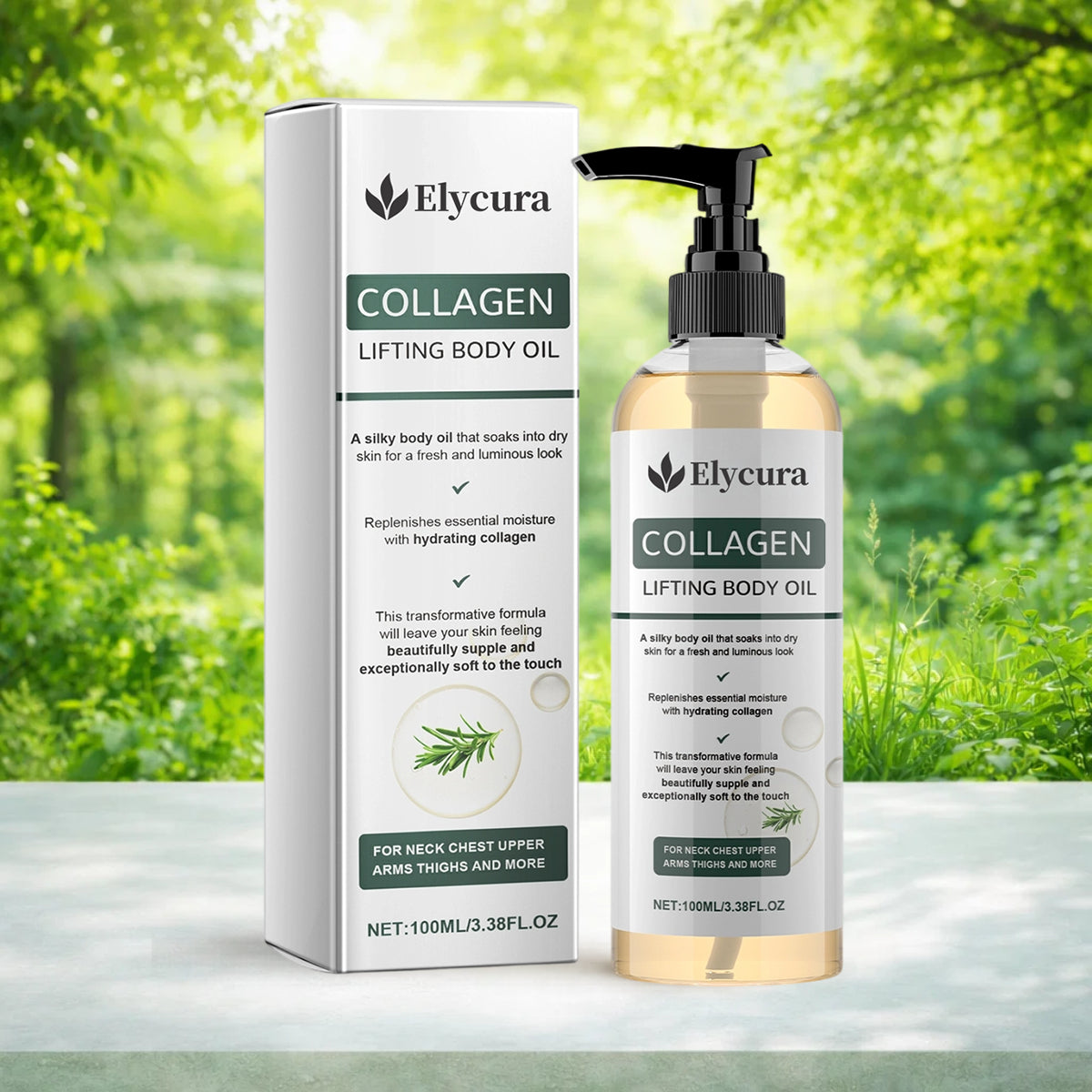 Elycura™ Collagen Oil | Visibly Tightens & Lifts Sagging Skin by 98% in Just 24 Hours ✨