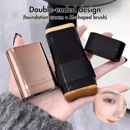 ✨ Aleumdaum Korean 2-in-1 Glass Skin Foundation Stick – Get That Dewy, Glass-Like Finish!