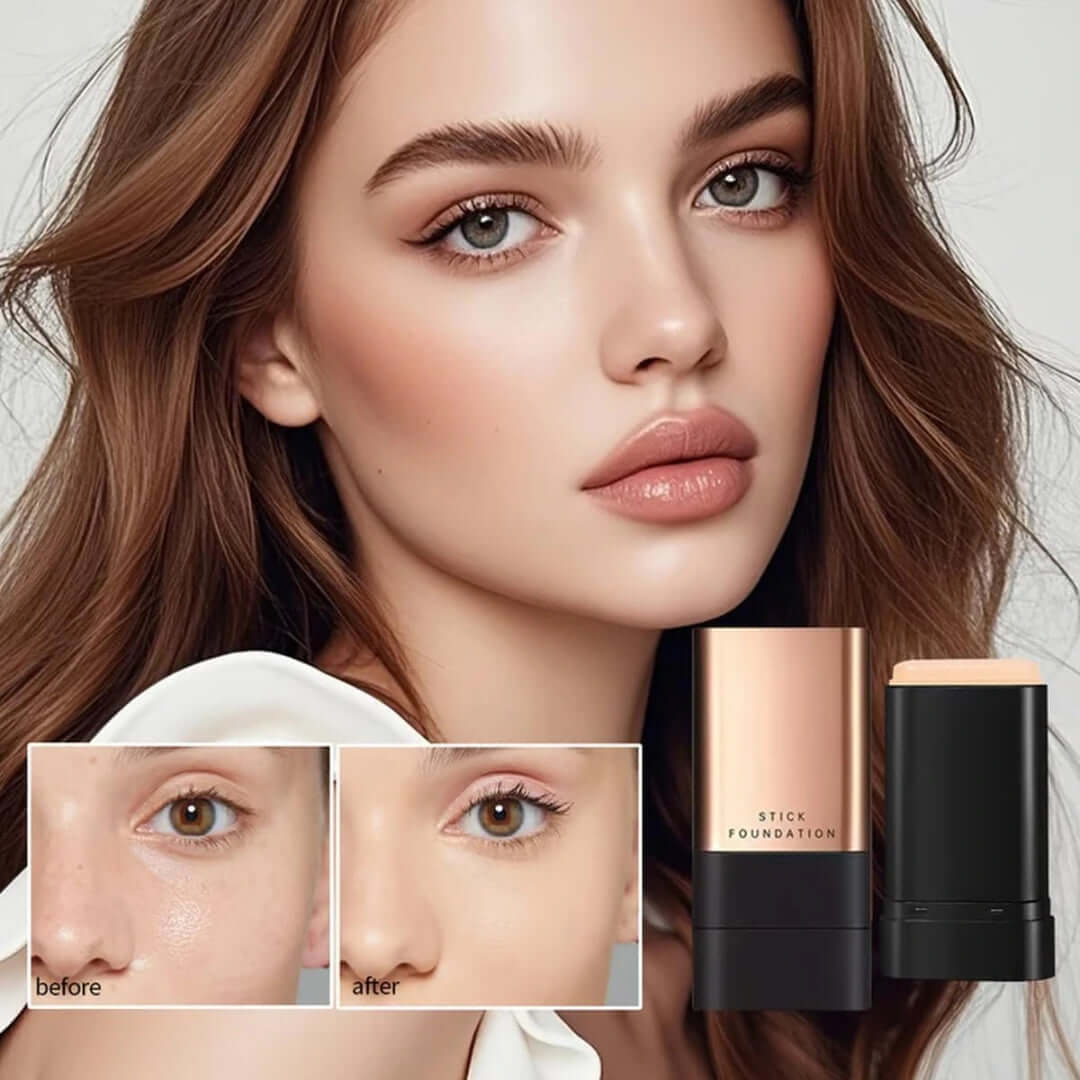 ✨ Aleumdaum Korean 2-in-1 Glass Skin Foundation Stick – Get That Dewy, Glass-Like Finish!