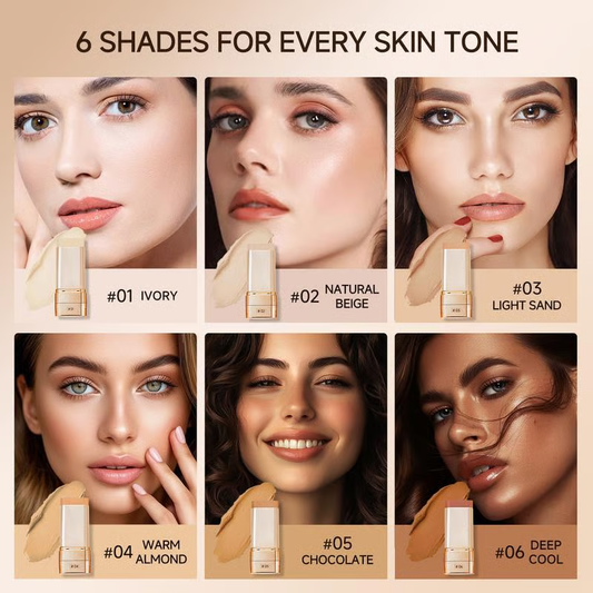 🔥 Valentine’s Pre-Sale! Buy 1, Get 1 FREE on the Luminous Dual-Ended Concealer Foundation Stick 💖 Limited Time Offer!