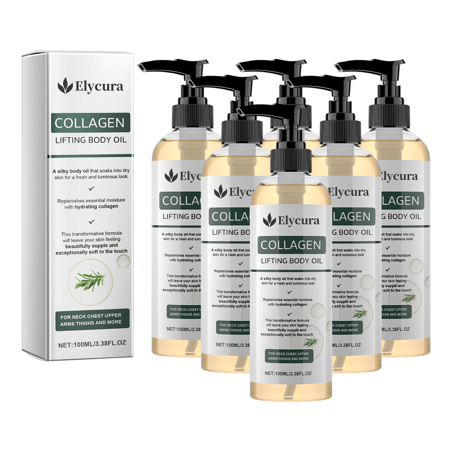Elycura™ Collagen Oil | Visibly Tightens & Lifts Sagging Skin by 98% in Just 24 Hours ✨