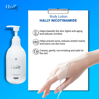 🍀🍀🍀 Original Hally Niacinamide Whitening Body Lotion 💦💦💦