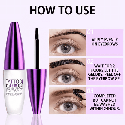 ✨ Even beginners can create professional-looking brows! Long-lasting, smudge-proof eyebrow gel 🔥