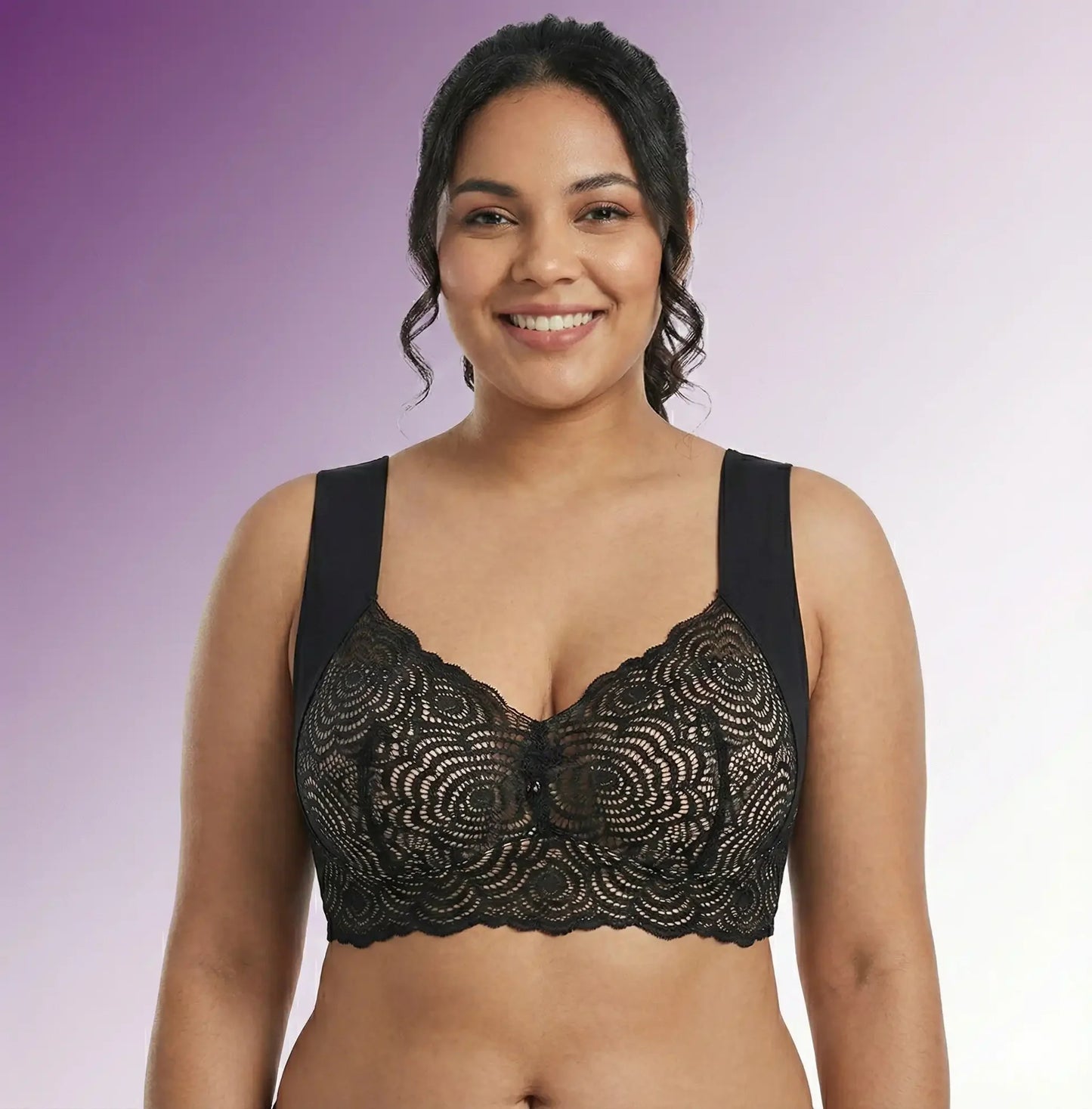 ❄️ Winter Sale – 2026 New Extra Lift Ultimate Stretch Full Figure Seamless Lace Cut-Out Bra ❄️ 🔥 Buy 2, Get 2 FREE! 💥 Special Price! 💥
