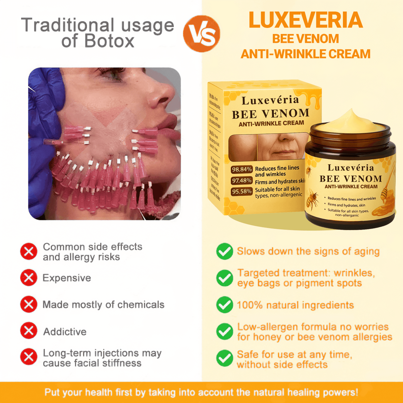 Luxevéria Bee Venom Firming & Anti-Wrinkle Cream