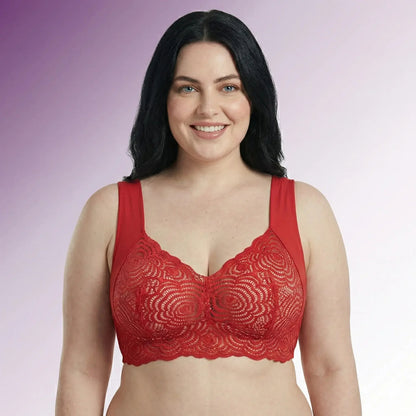 ❄️ Winter Sale – 2026 New Extra Lift Ultimate Stretch Full Figure Seamless Lace Cut-Out Bra ❄️ 🔥 Buy 2, Get 2 FREE! 💥 Special Price! 💥