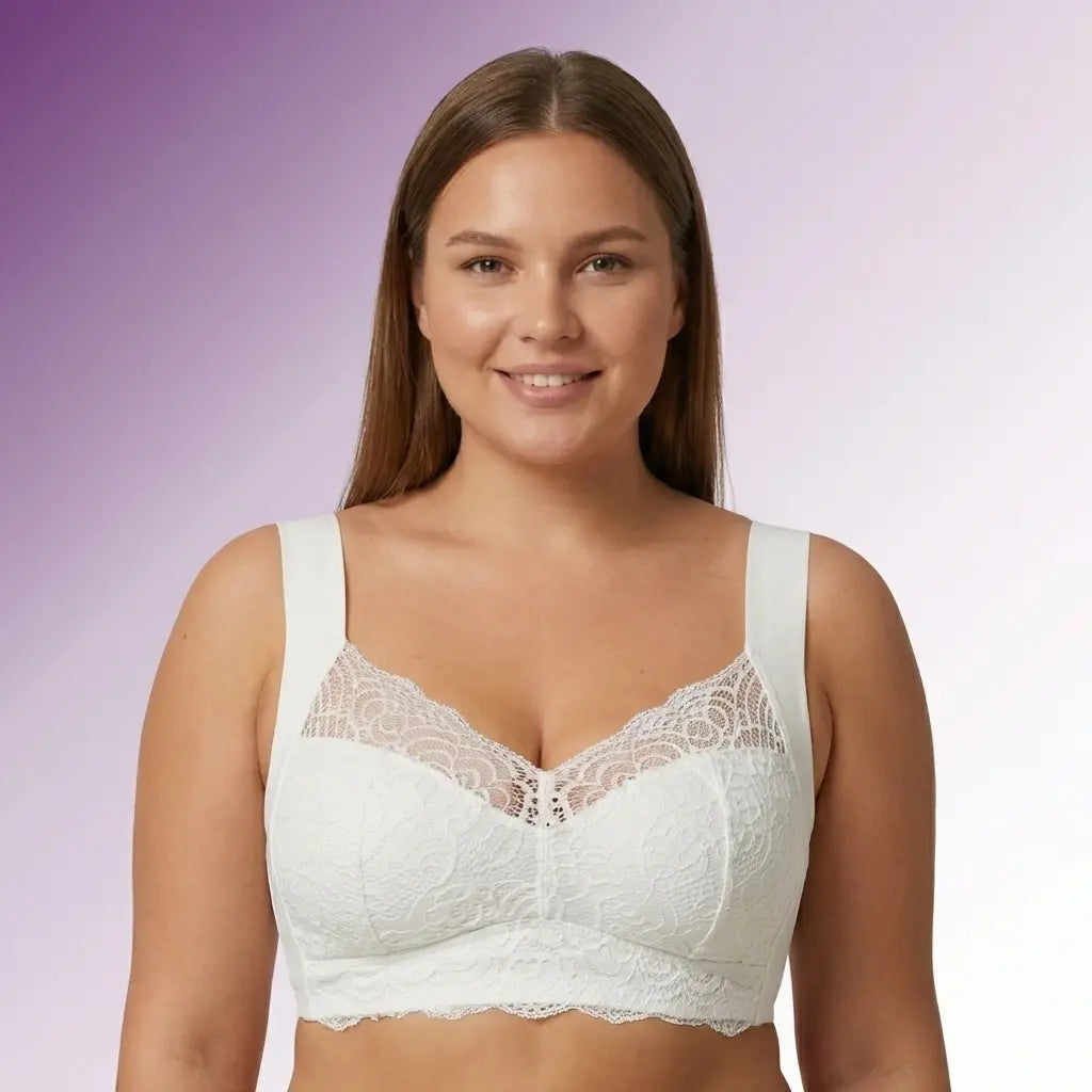 ❄️ Winter Sale – 2026 New Extra Lift Ultimate Stretch Full Figure Seamless Lace Cut-Out Bra ❄️ 🔥 Buy 2, Get 2 FREE! 💥 Special Price! 💥